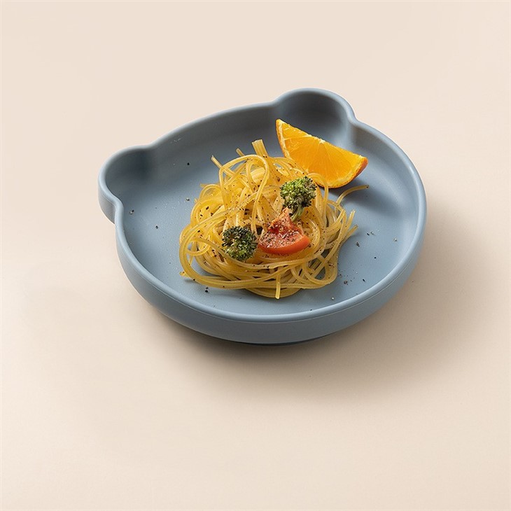 Custom Silicone Cartoon Baby Dinner Plate